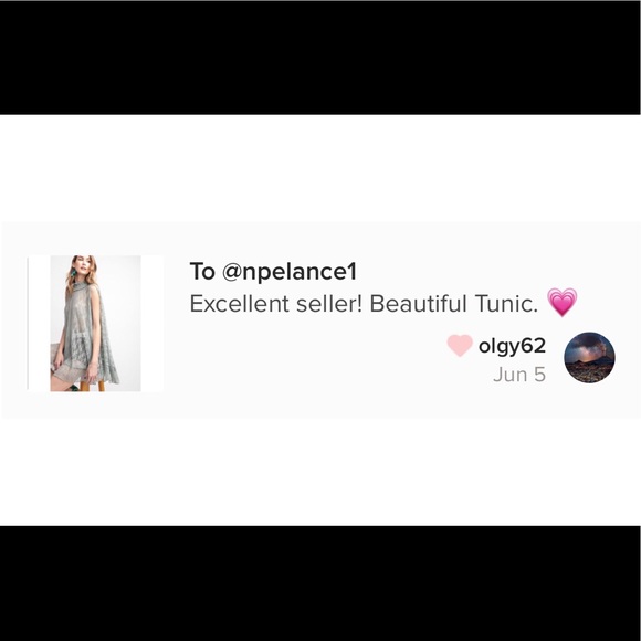 Faded Sage Flyaway Swing Lace Tunic - Picture 7 of 7